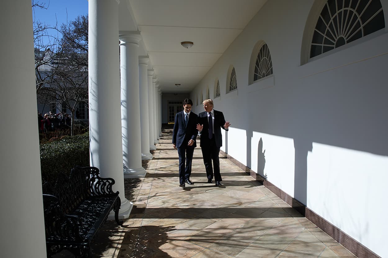 Trump Trudeau Canada resistencia