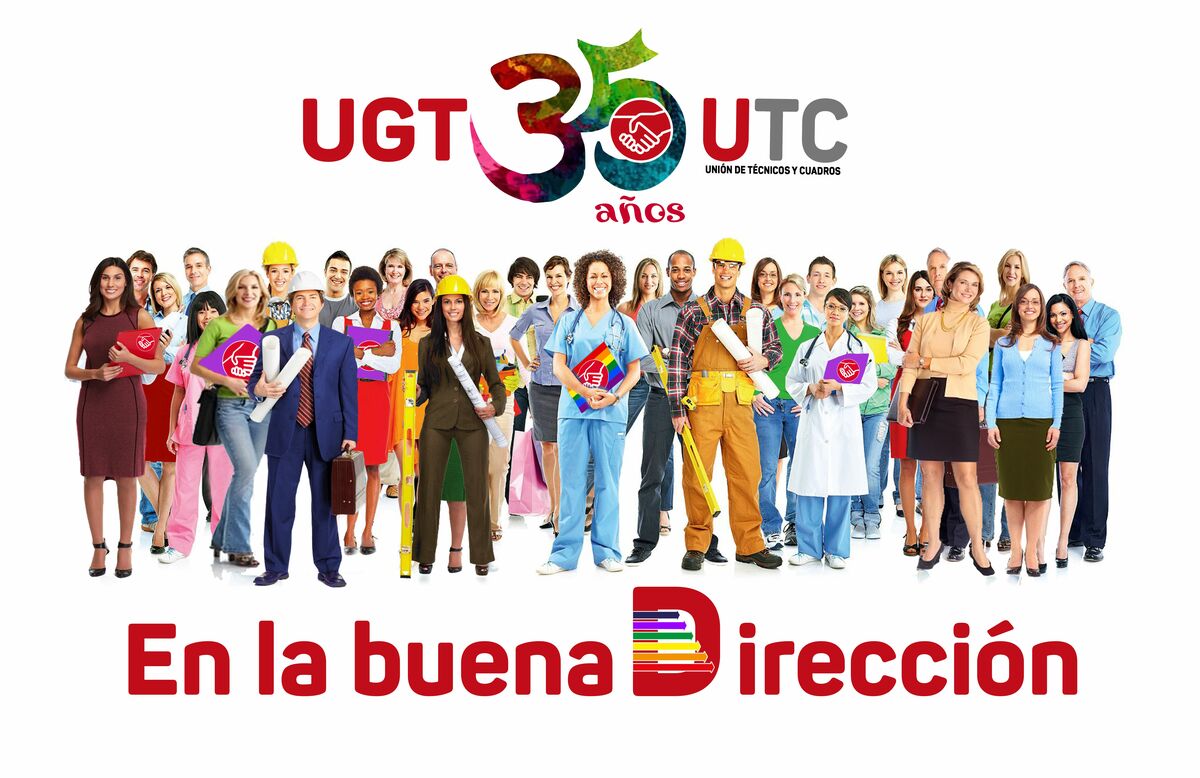 cartel En la buena Dirección UTC UGT 2