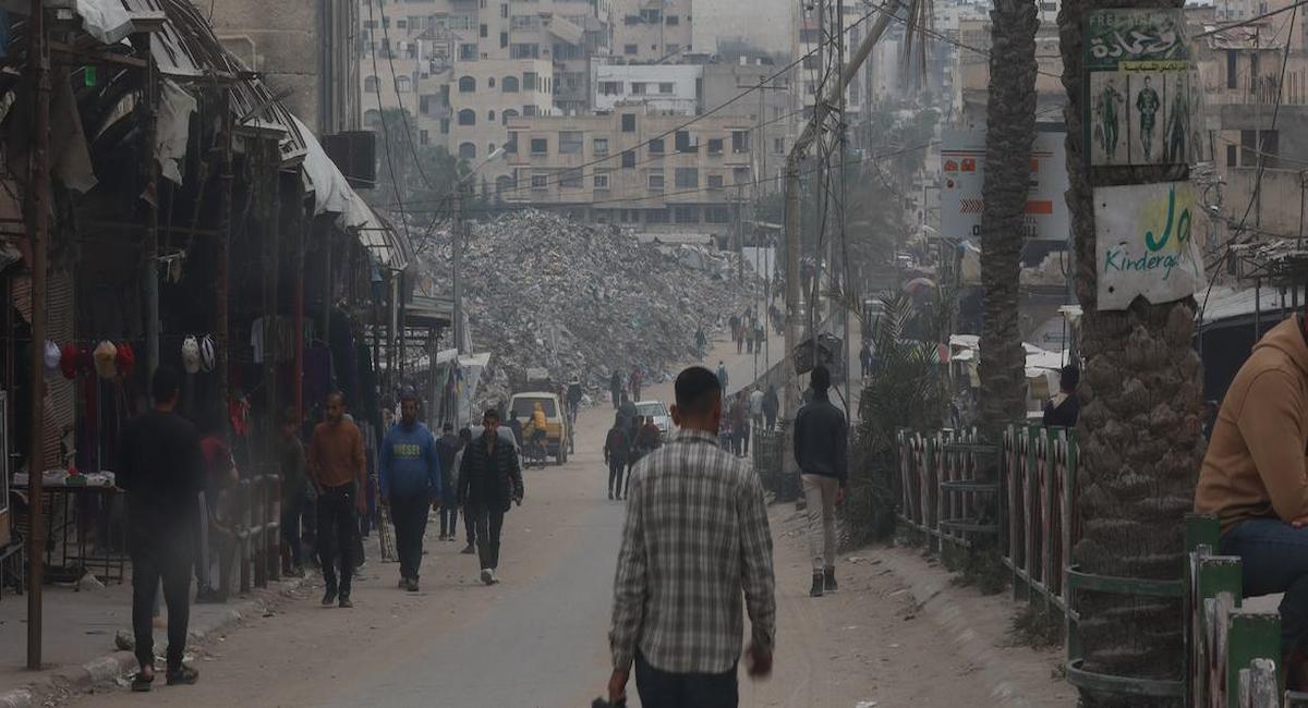 Calles de la Ciudad de Gaza. Abril de 2025, en medio de grandes restricciones. | Foto: ONU