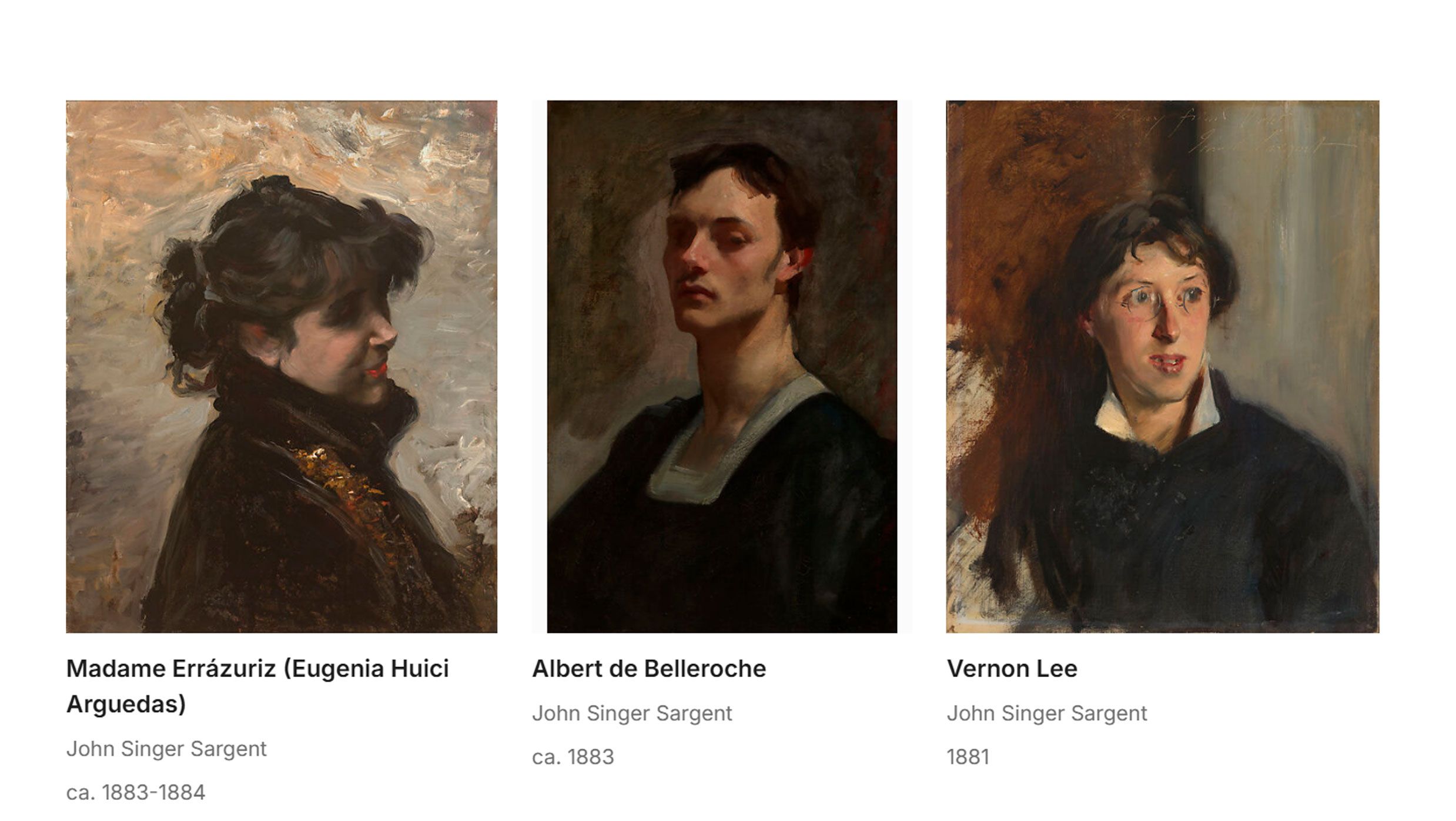 Sargent en Paris, Metropolitan Museum de Nueva York Sargent en Paris, Metropolitan Museum de Nueva York