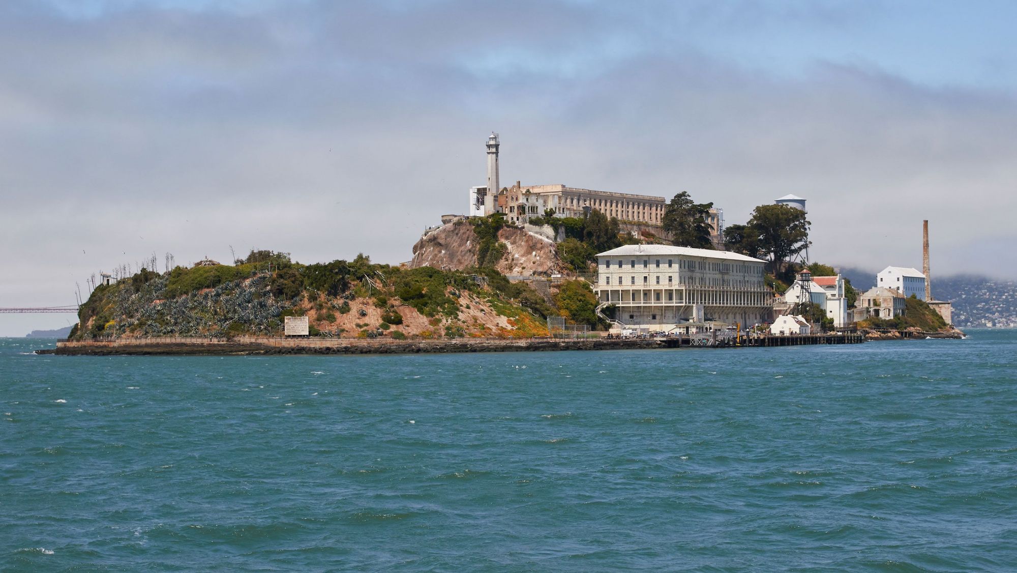 Alcatraz Island as seen from the East Alcatraz Island as seen from the East