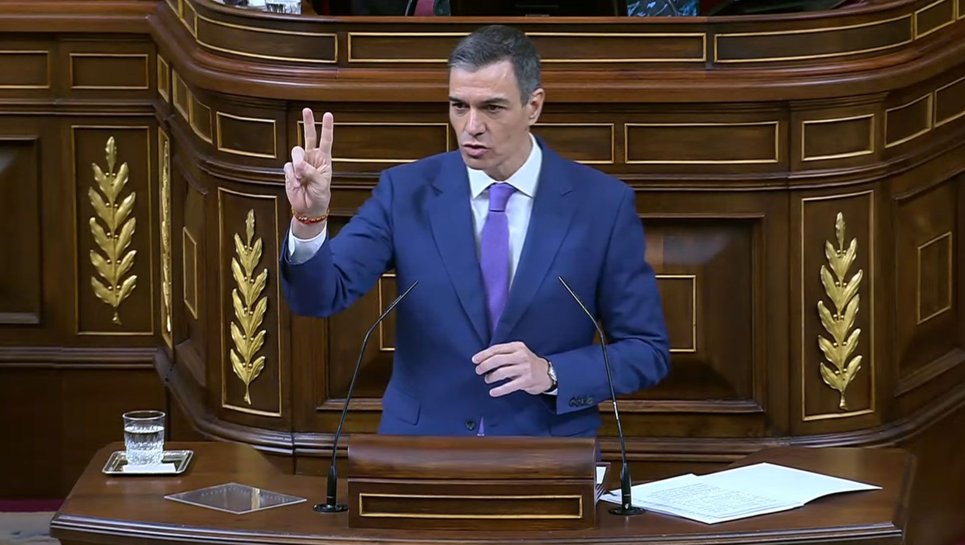 El presidente del Gobierno, durante su comparecencia este miércoles en el Congreso.