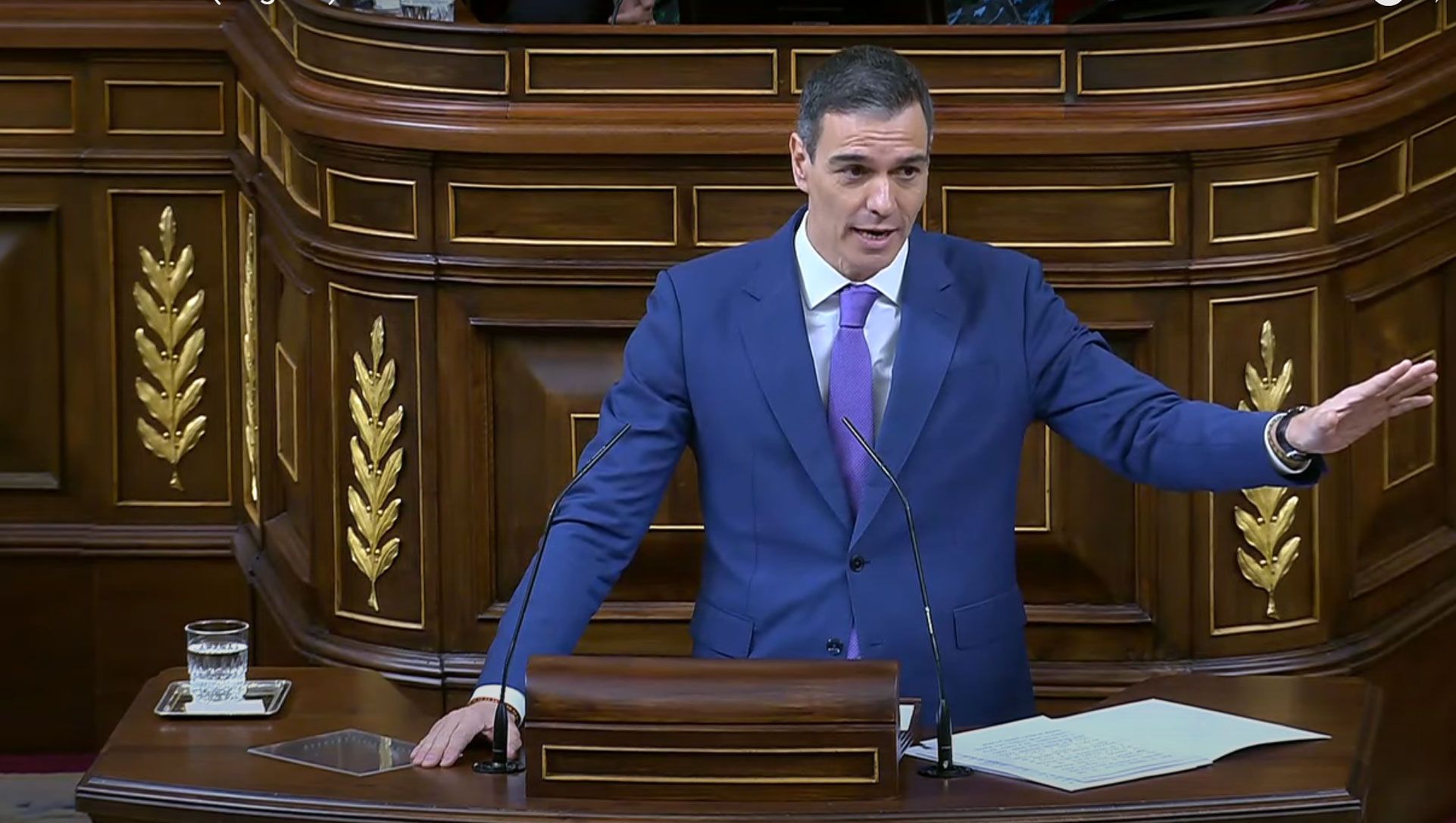 El presidente del Gobierno, durante su comparecencia este miércoles en el Congreso