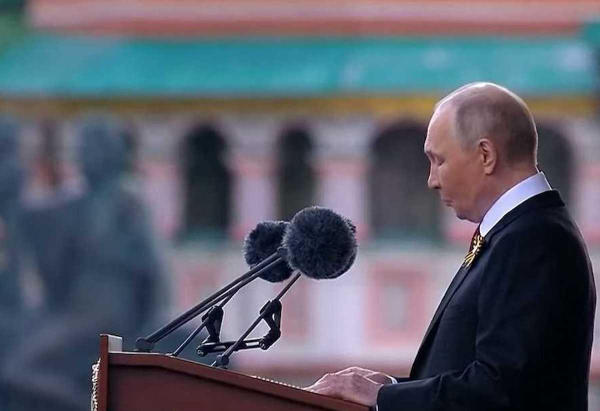 Putin durante el Desfile de la Victoria.