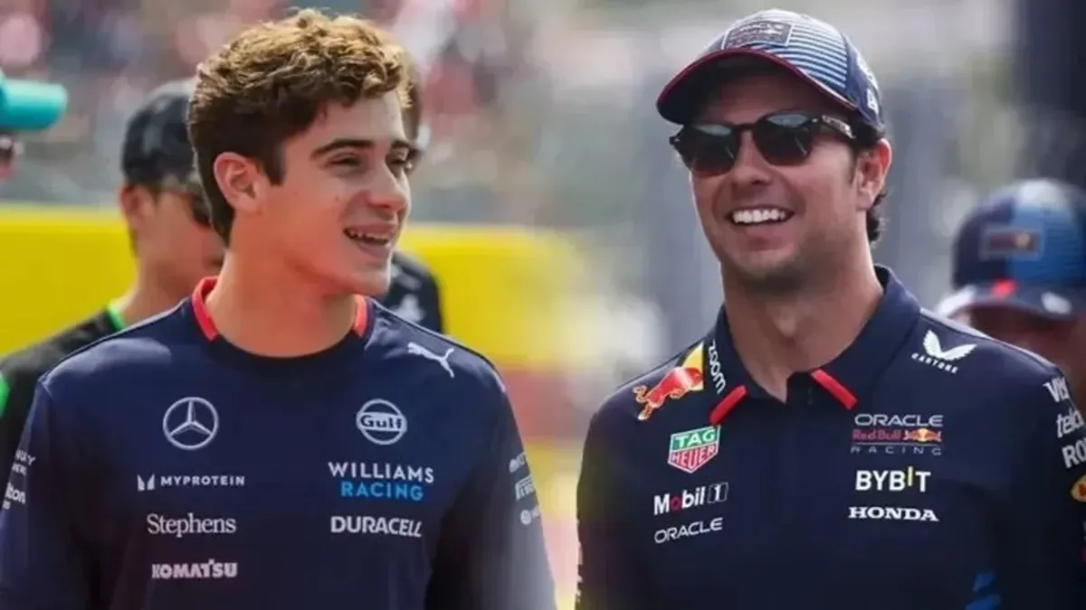 Franco Colapinto, y en dos meses Sergio Pérez