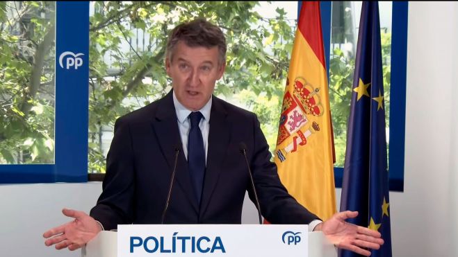 El presidente del PP, Alberto Núñez Feijóo, preside la reunión del Comité Ejecutivo Nacional del partido El presidente del PP, Alberto Núñez Feijóo, preside la reunión del Comité Ejecutivo Nacional del partido