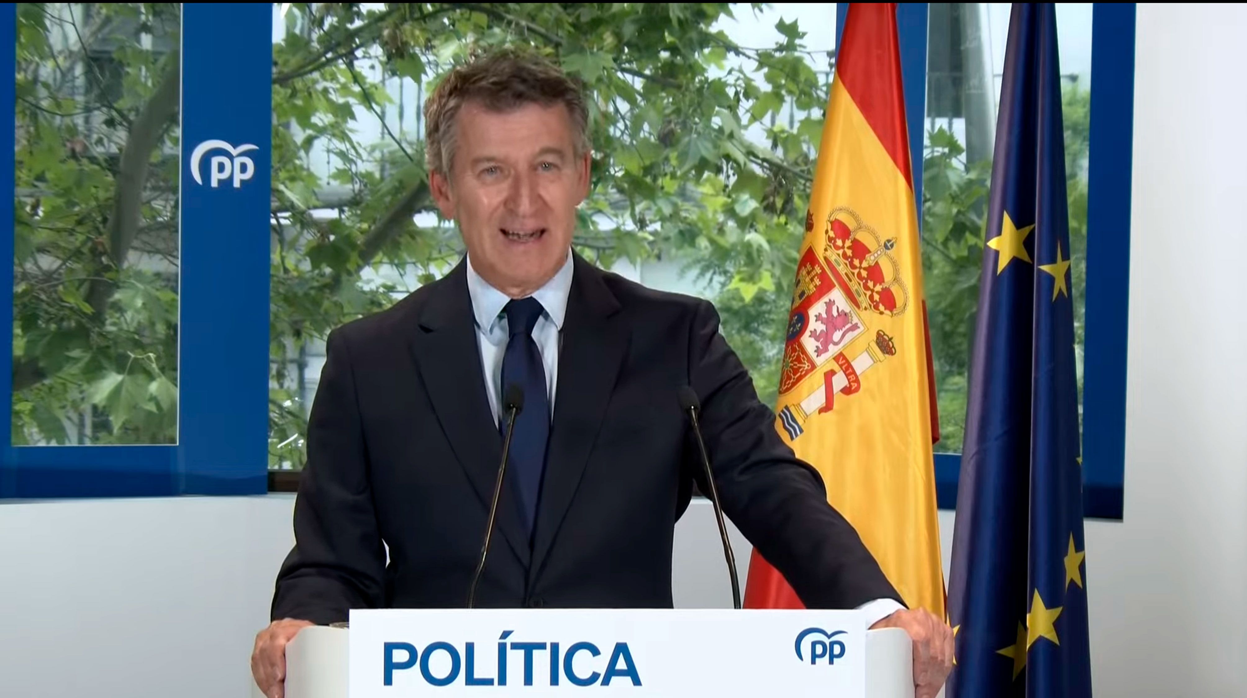 El presidente del PP, Alberto Núñez Feijóo, preside la reunión del Comité Ejecutivo Nacional del partido