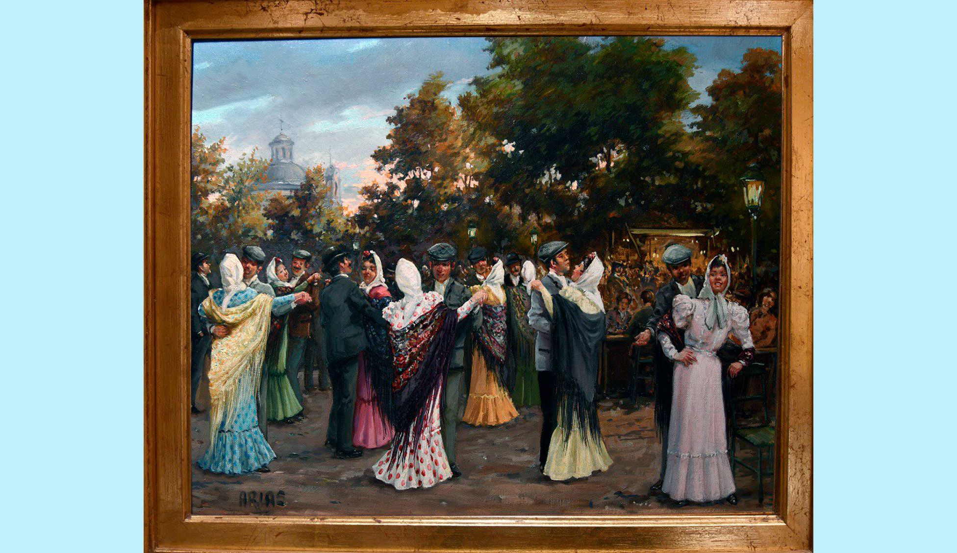 La pradera de San Isidro, Francisco Arias, colección particular La pradera de San Isidro, Francisco Arias, colección particular