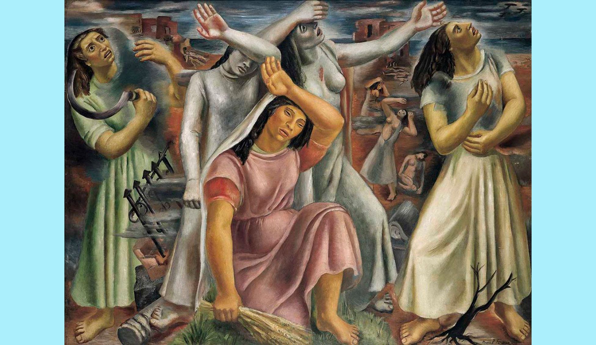 Mujeres del mundo pintura, Raquel Forner