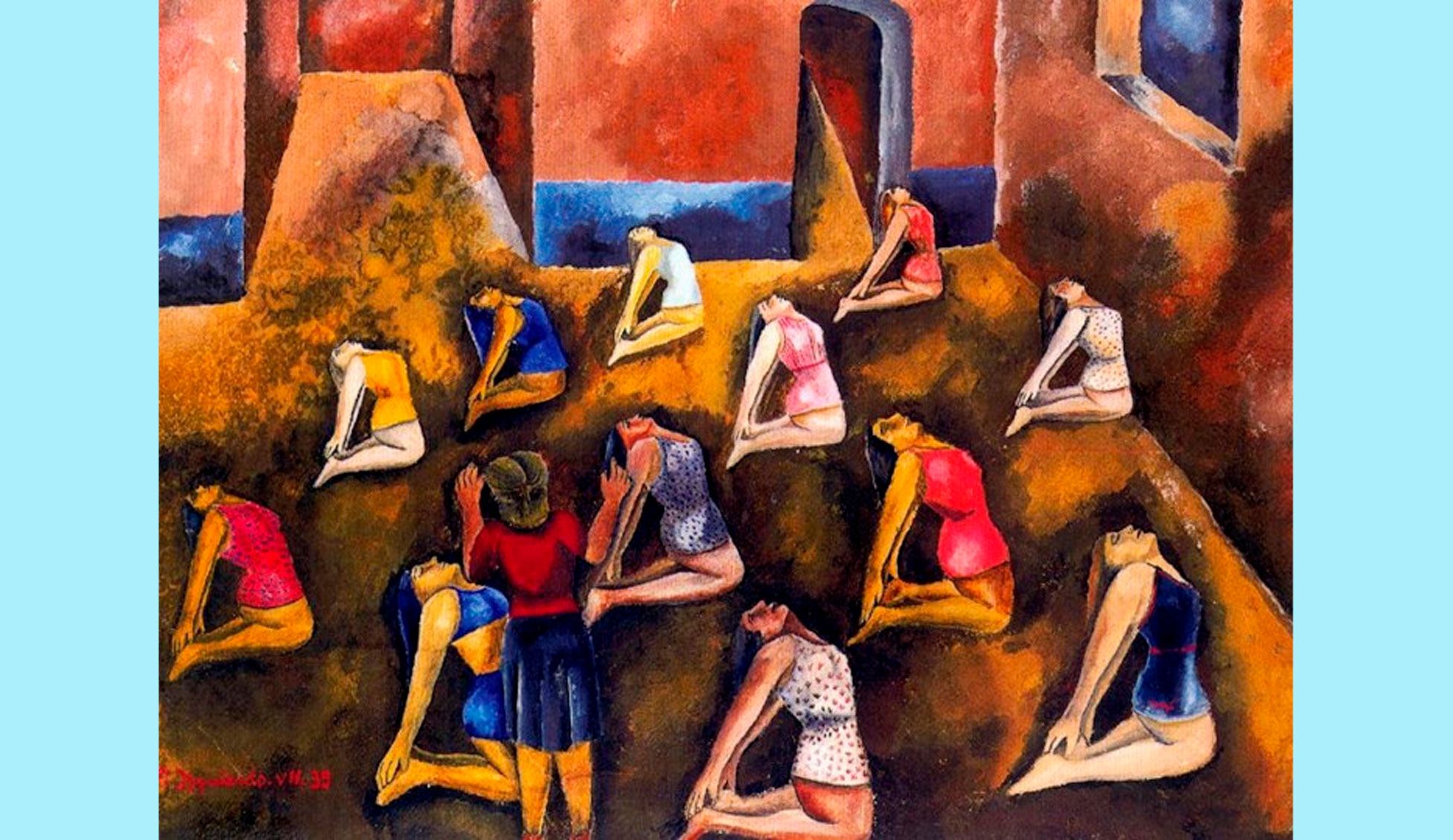 Ensayo de ballet, de María Izquierdo, 1939. Ensayo de ballet, de María Izquierdo, 1939.