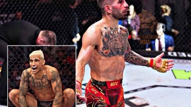 Foto: Charles Oliveira e Ilia Topuria dilucidarán el próximocampeón mundial de los ligeros. Favoritoel español Topuria. Foto: Charles Oliveira e Ilia Topuria dilucidarán el próximocampeón mundial de los ligeros. Favoritoel español Topuria.