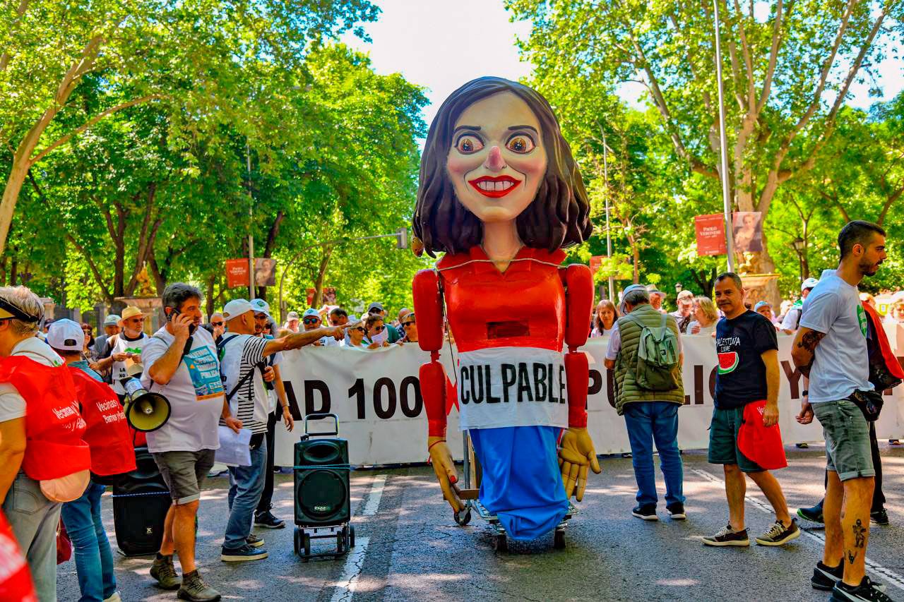 Manifestación por la sanidad pública en Madrid, foto Agustín Millán Manifestación por la sanidad pública en Madrid, foto Agustín Millán