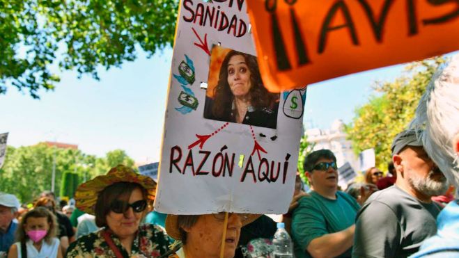 Manifestación por la sanidad pública en Madrid, foto Agustín Millán
