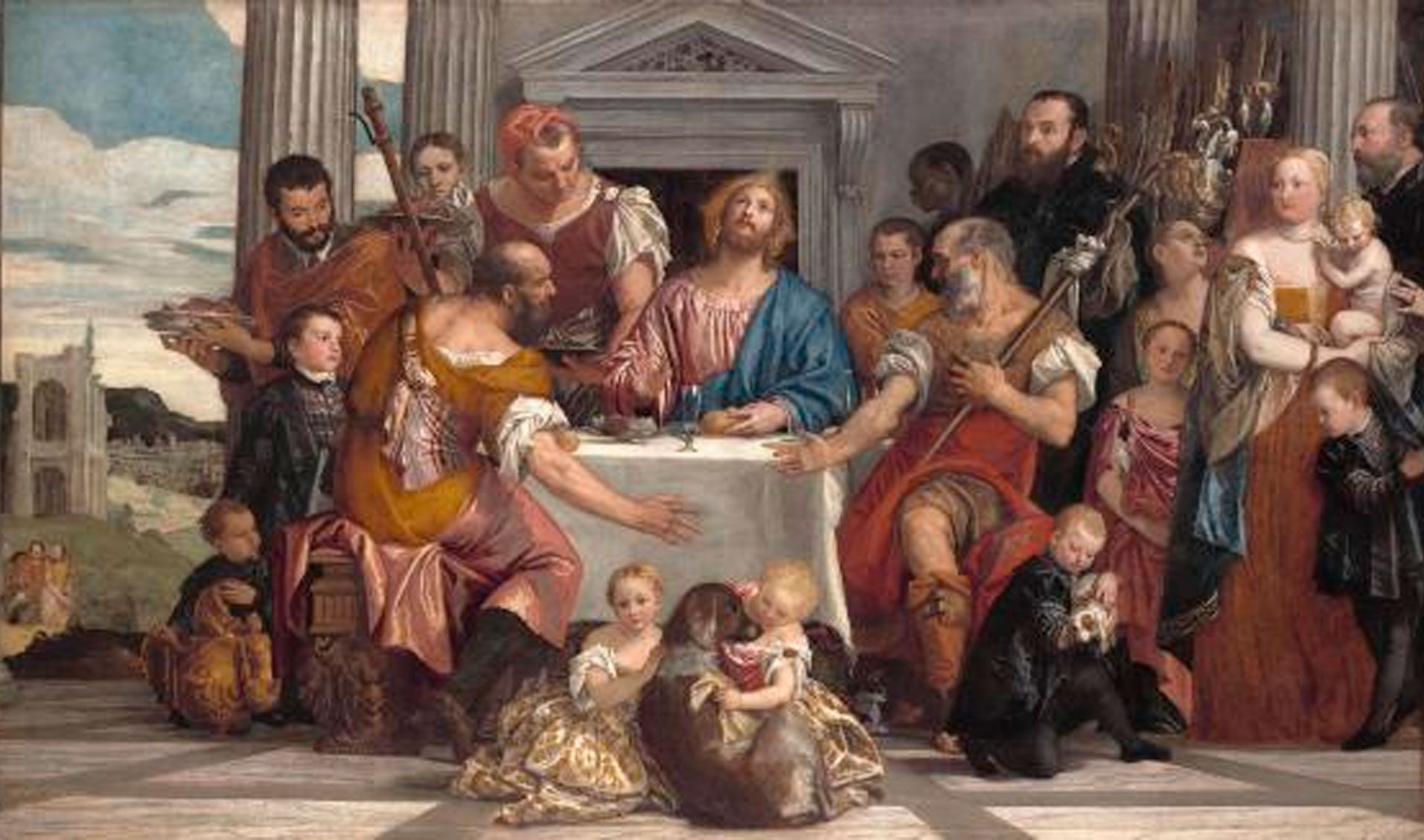 'Los peregrinos de Emaús' (1555), de Paolo Veronese, proveniente del Louvre 'Los peregrinos de Emaús' (1555), de Paolo Veronese, proveniente del Louvre