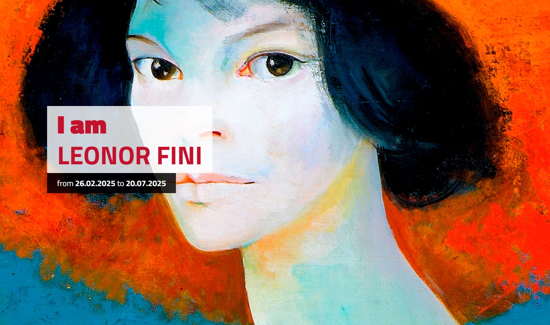 I am LEONOR FINI, exposición Palazzo Reale Milano, Italia