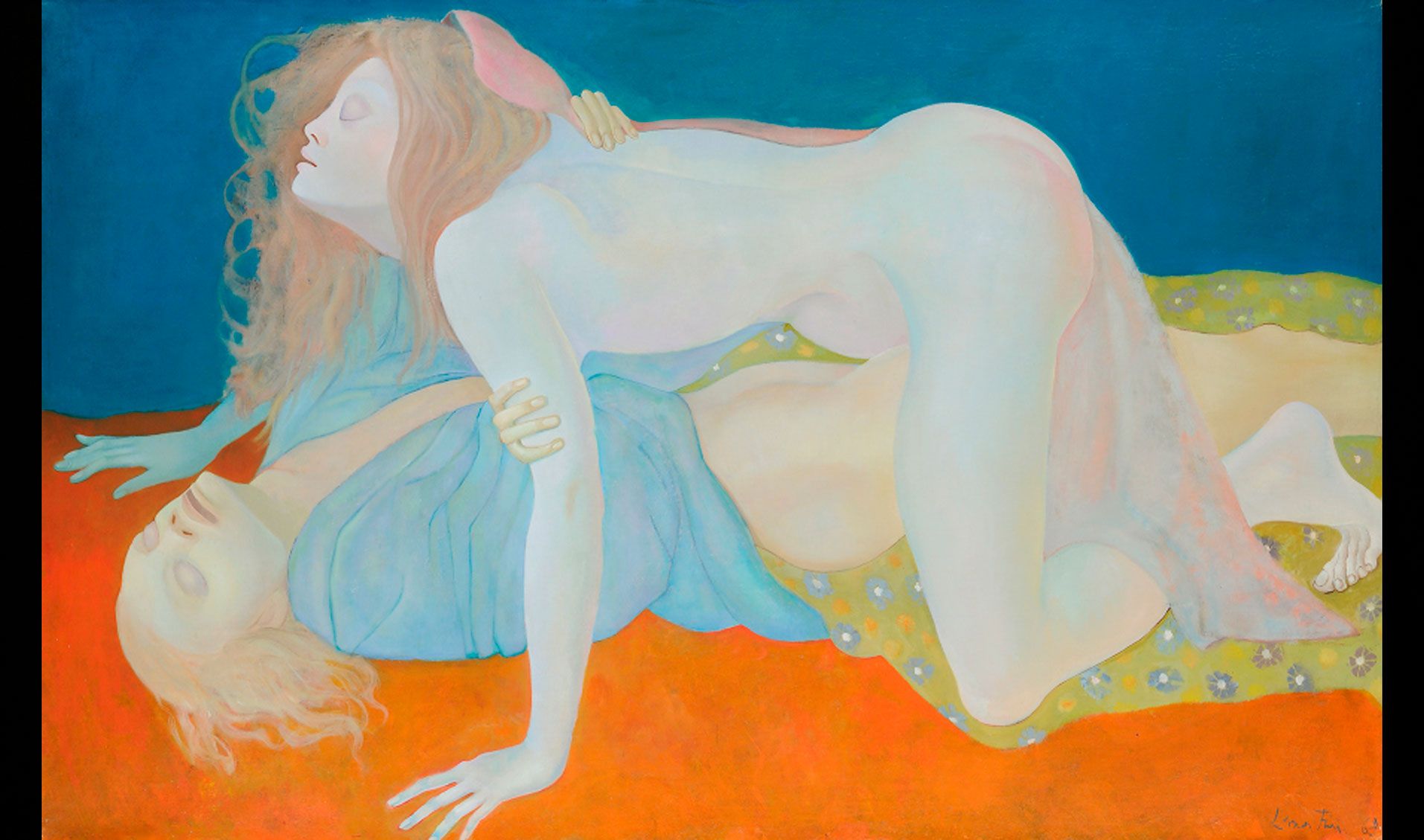 Leonor Fini, Los ciegos,1968, óleo sobre tela. Cortesía Weinstein Gallery, San Francisco Leonor Fini, Los ciegos,1968, óleo sobre tela. Cortesía Weinstein Gallery, San Francisco