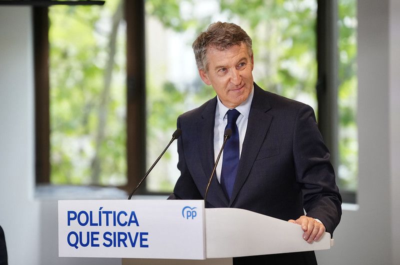 Feijóo, entre la histeria y el populismo. Foto: Flickr PP