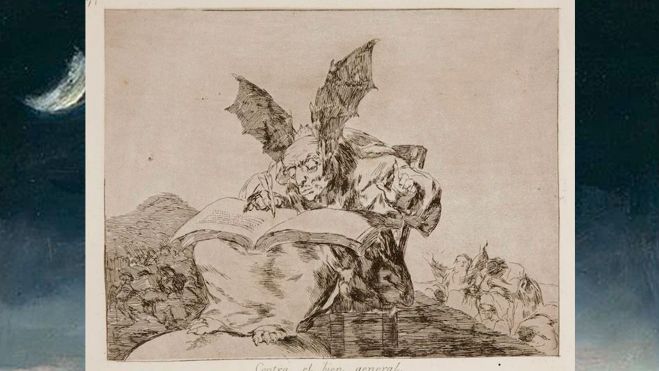Franciso Goya, Contra el Bien General , lámina nº 71 de Los Desastres de la Guerra , Aguafuerte y aguatinta Franciso Goya, Contra el Bien General , lámina nº 71 de Los Desastres de la Guerra , Aguafuerte y aguatinta
