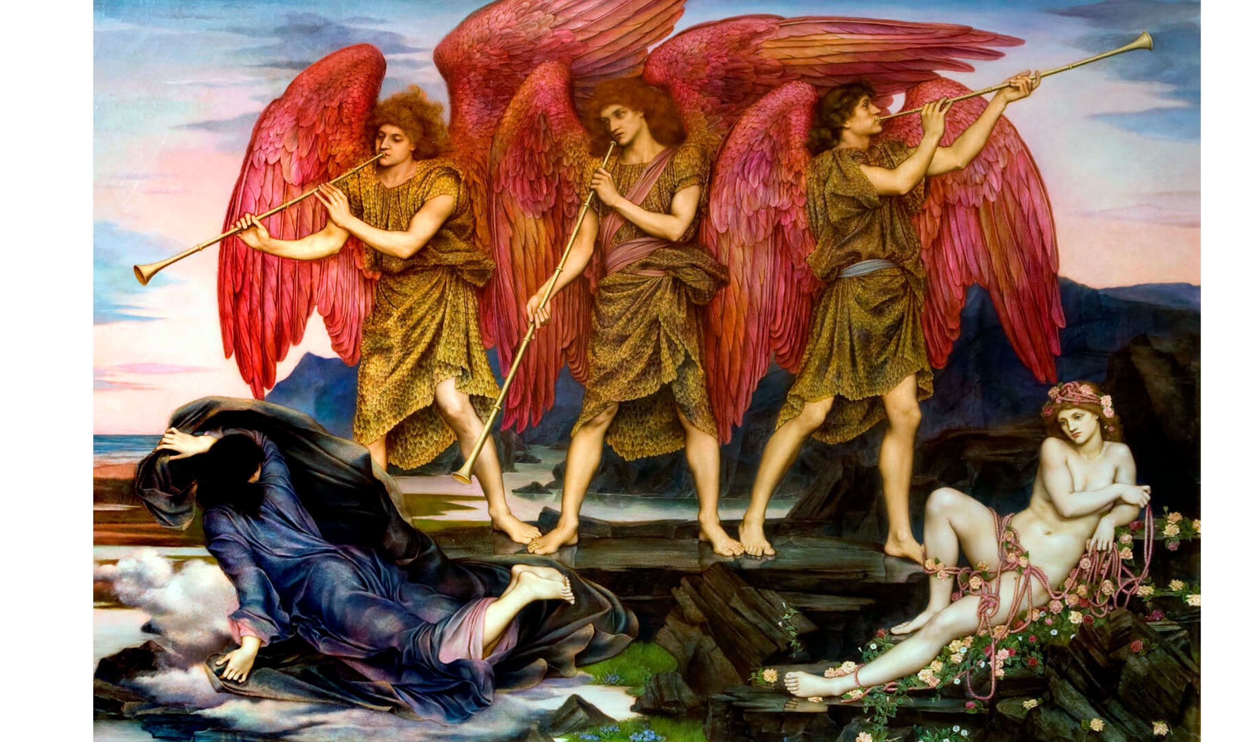 Evelyn De Morgan 1855–1919, Aurora Triunfante (también conocida como Amanecer) Evelyn De Morgan 1855–1919, Aurora Triunfante (también conocida como Amanecer)