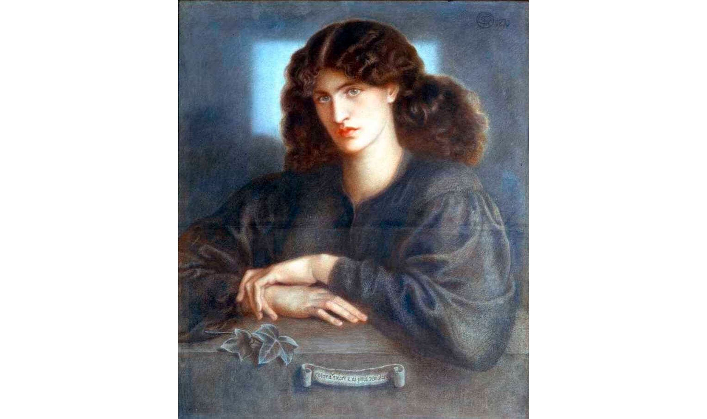 Dante Gabriel Rossetti La mujer en la ventana, Museo Fogg Dante Gabriel Rossetti La mujer en la ventana, Museo Fogg