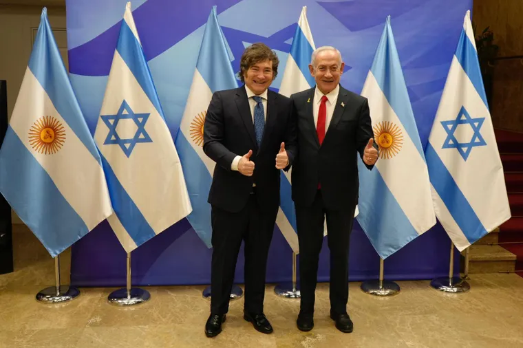 Javier Milei respalda sin reservas la ofensiva israelí en Gaza