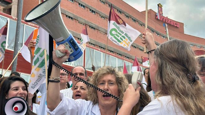 Manifestacion de médicos contra del Estatuto Marco de la profesión Manifestacion de médicos contra del Estatuto Marco de la profesión