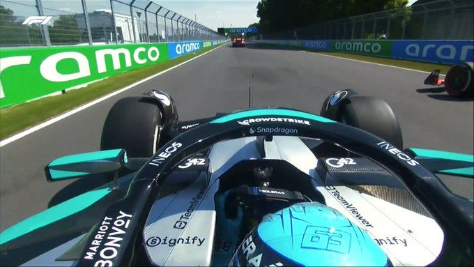 Verstappen contra Russell