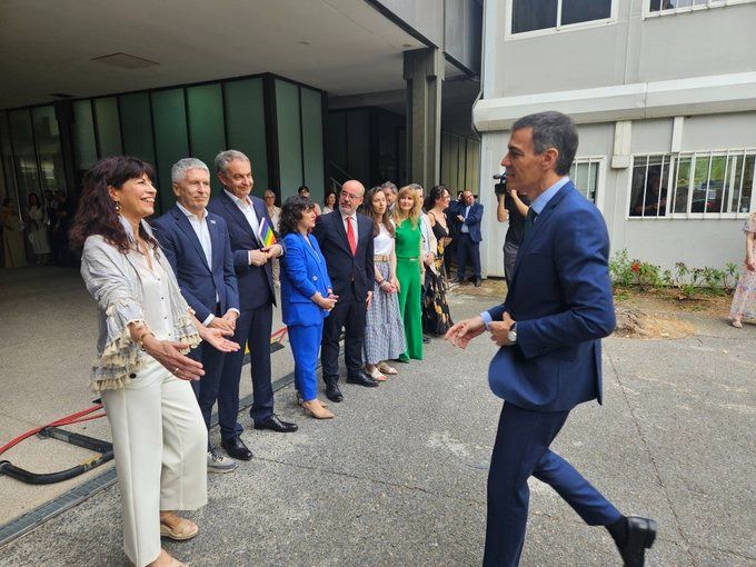 La ministra de Igualdad, Ana Redondo, recibe a Pedro Sánchez este lunes 23 de junio para el acto por el '20 Aniversario del Matrimonio Igualitario'.