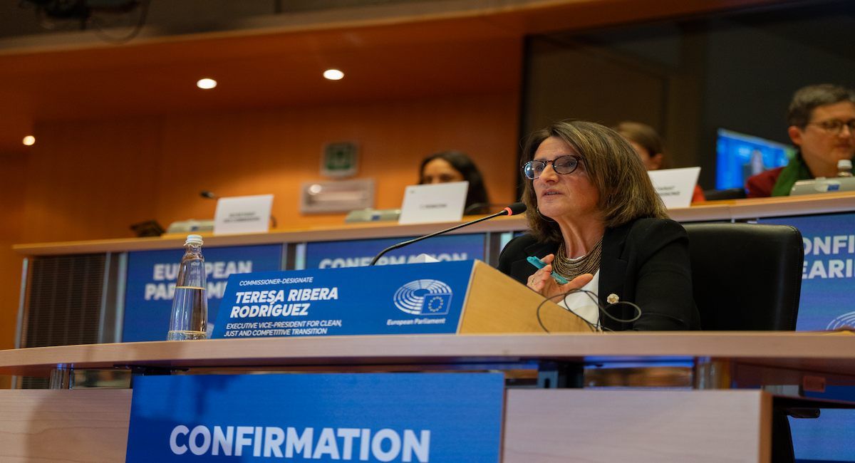 La vicepresidenta ejecutiva de la Comisión Europea para la Transición Limpia, Teresa Ribera. La Comisión ha precisado que la propuesta sólo afectaría a 30 millones de microempresas de Europa en el caso de que todas ellas decidieran trabajar en el mercado de productos ecológicos. | Foto: Parlamento Europeo