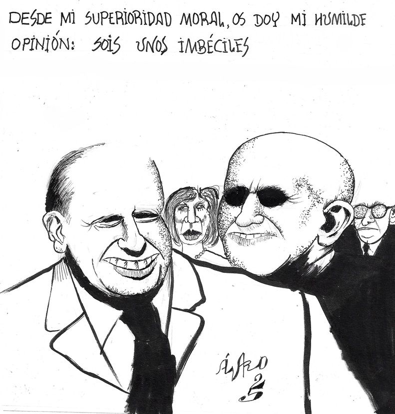 La modesta soberbia del padre de la patria.