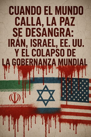 Cuando el mundo calla, la paz se desangra Irán, Israel, EE. UU. y el colapso de la gobernanza mundial Cuando el mundo calla, la paz se desangra Irán, Israel, EE. UU. y el colapso de la gobernanza mundial