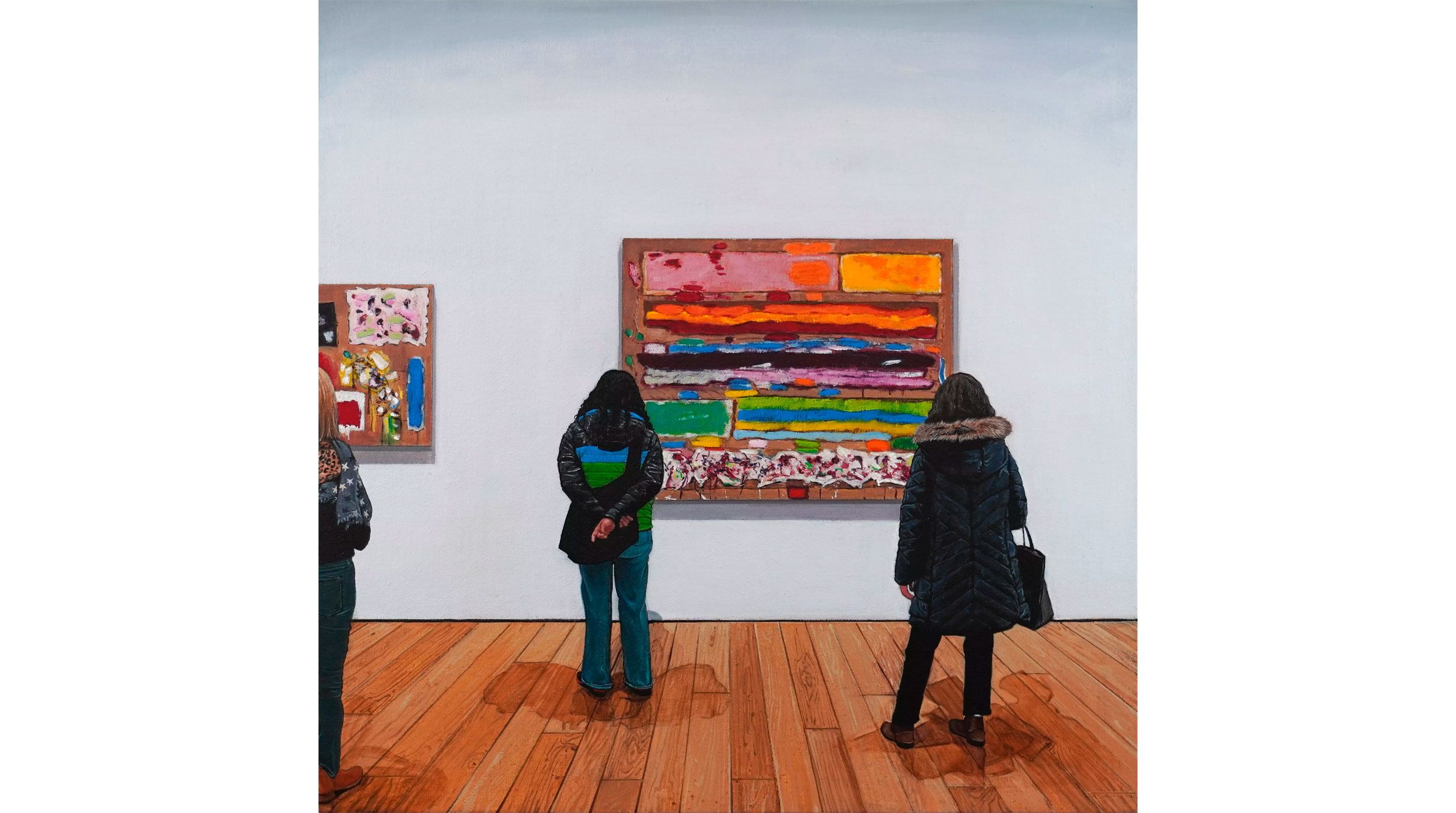 Joe Fig, Joan Snyder: Burlap Bars/Canada, 2024, Cristin Tierney Joe Fig, Joan Snyder: Burlap Bars/Canada, 2024, Cristin Tierney