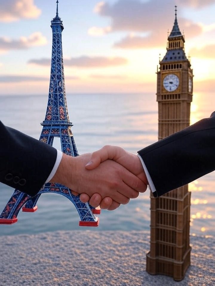francia reino unido: imagen generada con IA
