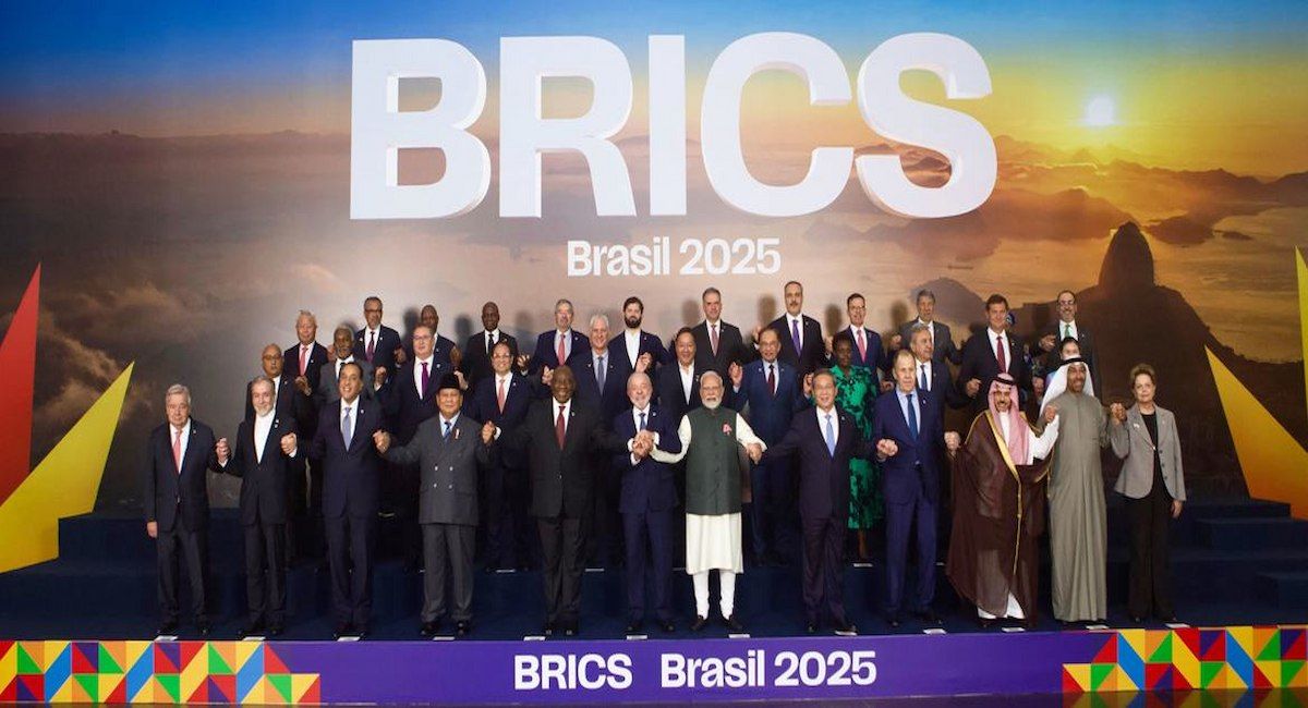 Los líderes globales en la Cumbre del BRICS en Brasil. | Foto: ONU/Ana Carolina Fernandes