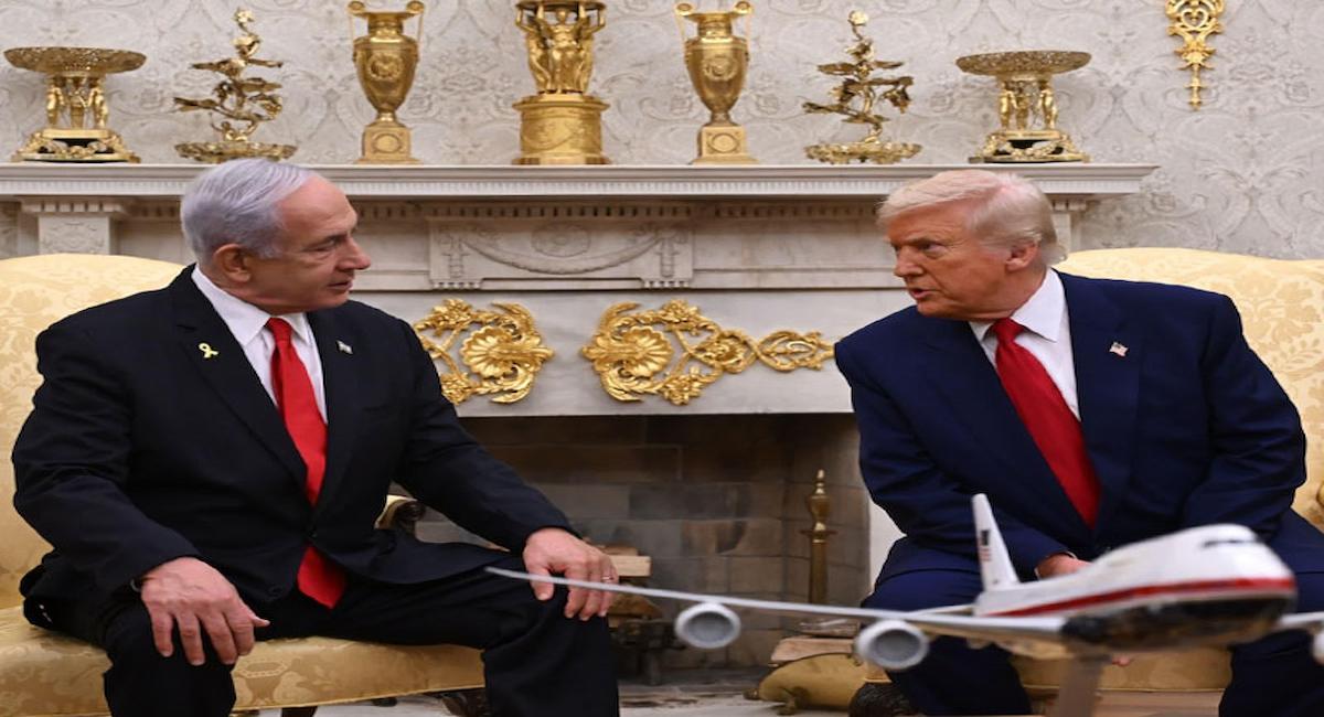 El primer ministro Netanyahu con el presidente Donald Trump. | Foto: Avi Ohayon/GPO