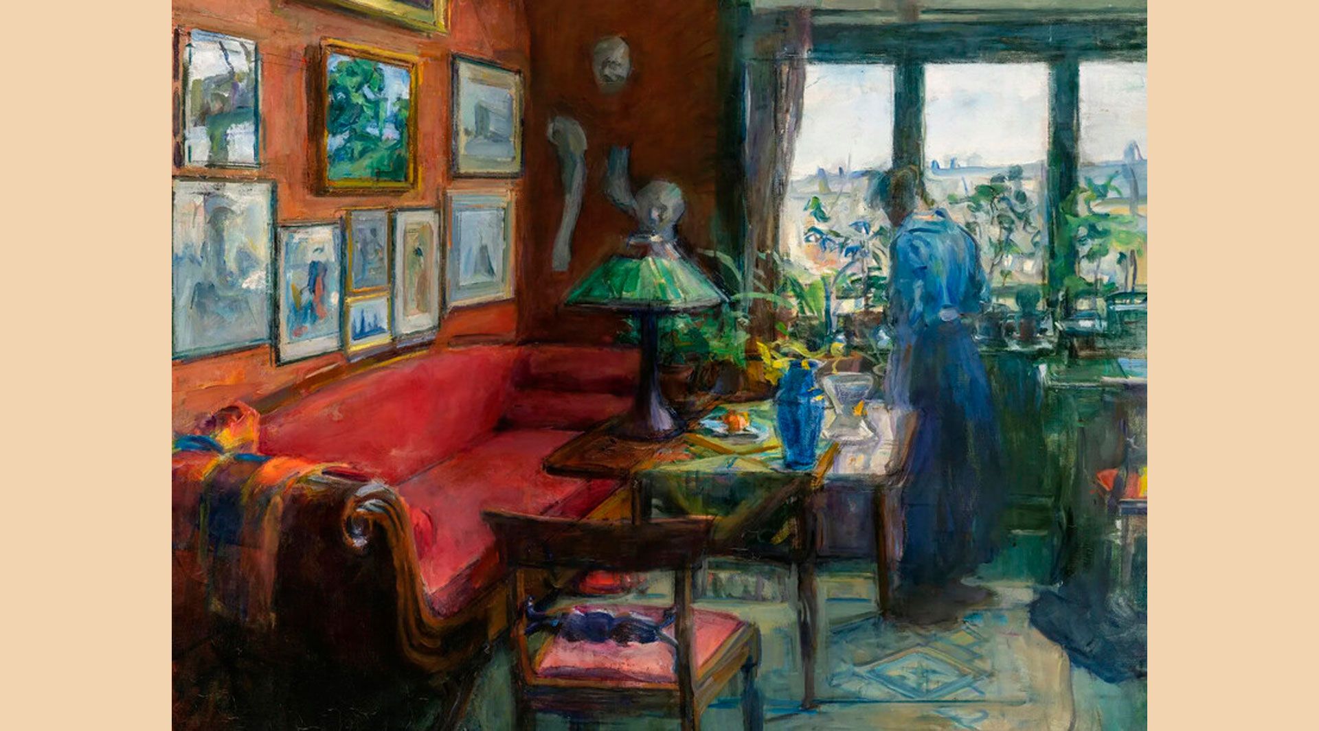 Harriet Backer, From my studio (sketch), 1918. Courtesy of Kode Museums Harriet Backer, From my studio (sketch), 1918. Courtesy of Kode Museums