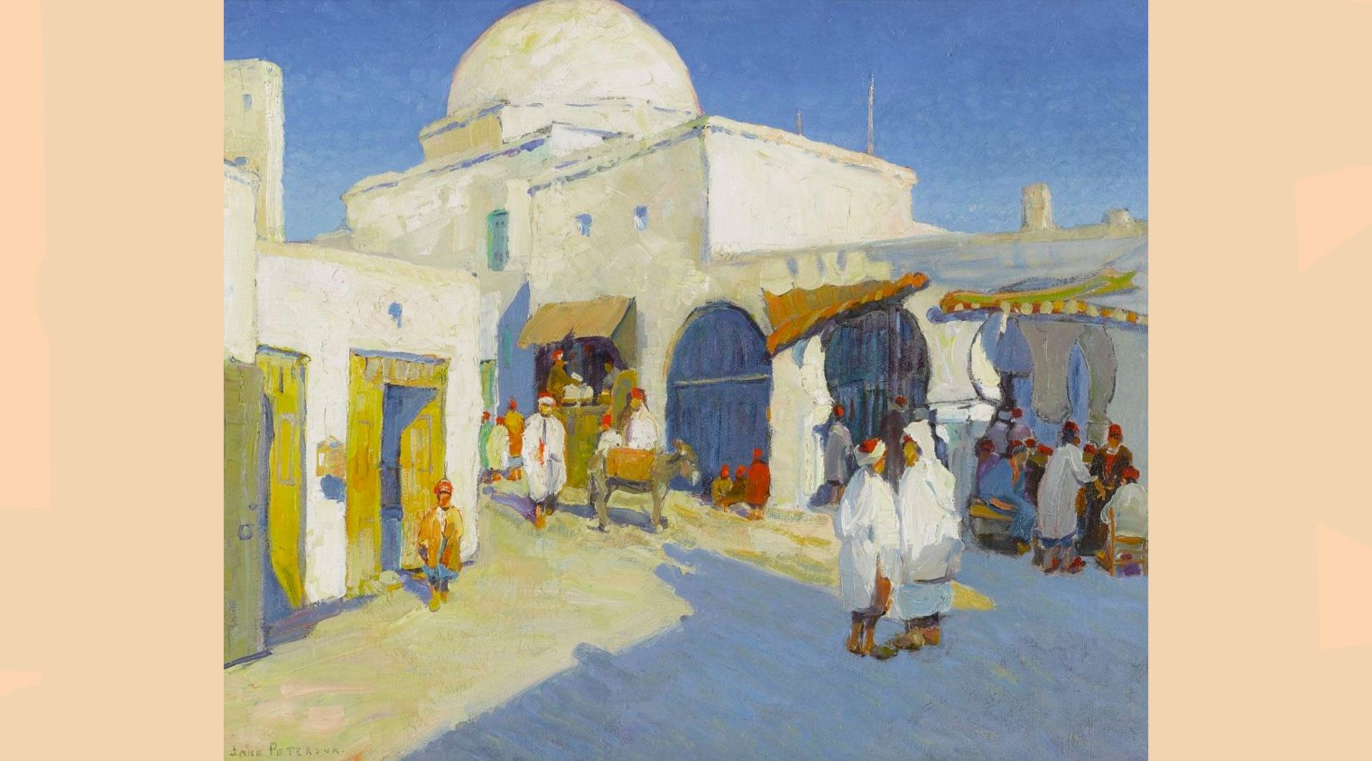 Jane Peterson “Afternoon at the market” 1910 Jane Peterson “Afternoon at the market” 1910