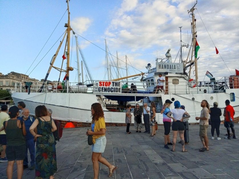 Zarpa el Handala rumbo a Gaza Zarpa el Handala rumbo a Gaza
