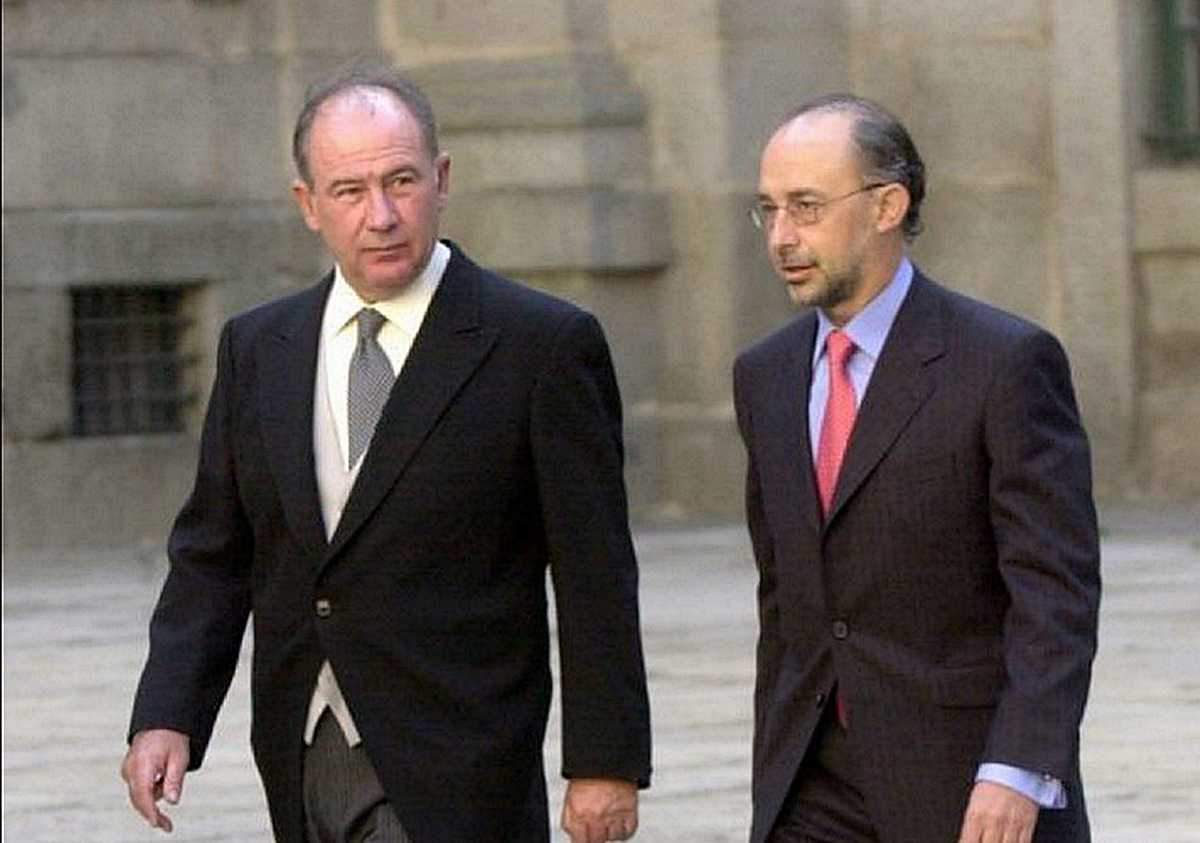 Rato y Montoro en la boda de la hija de Aznar
