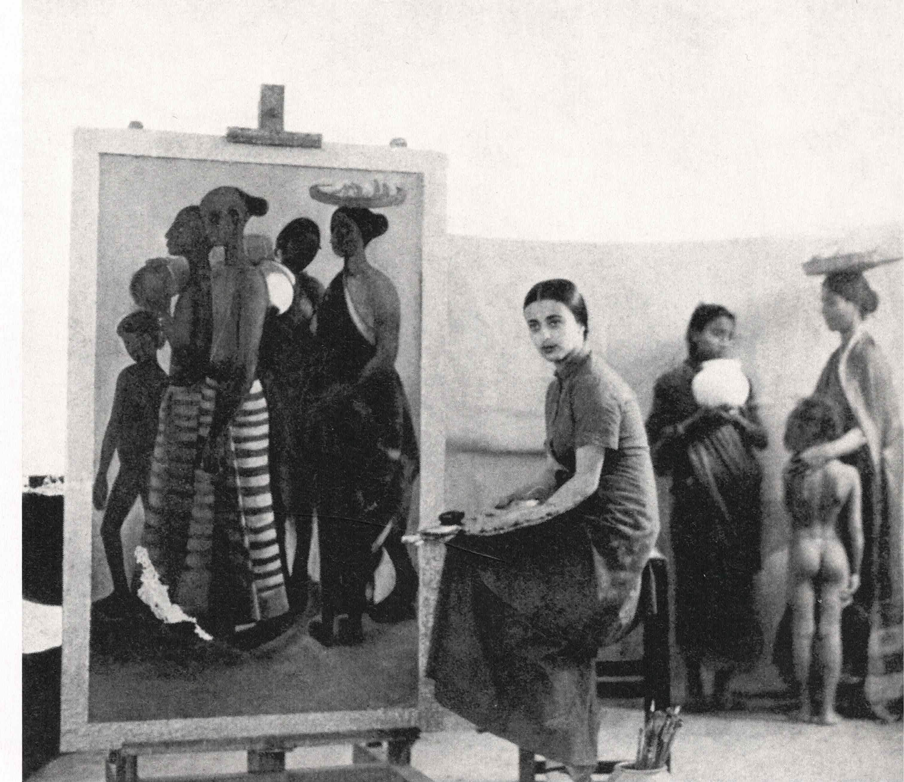 Amrita Sher Gil painting South Indian Villagers Going to Market 1937 Simla Amrita Sher Gil painting South Indian Villagers Going to Market 1937 Simla