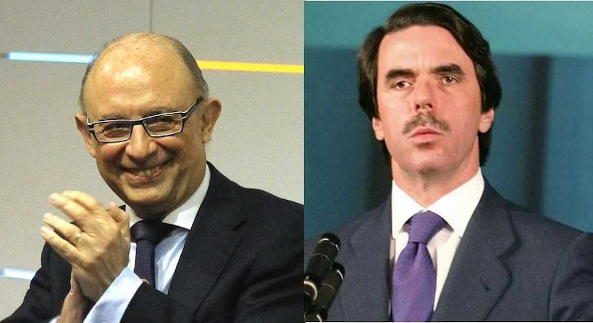 Montoro y Aznar en una imagen de archivo