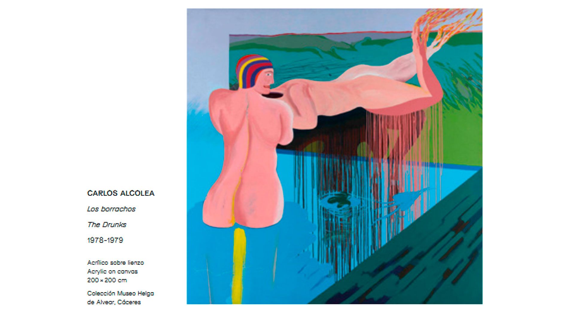 'Los borrachos' (1978 1979), de Carlos Alcolea. Colección Museo Helga de Alvear, Cáceres