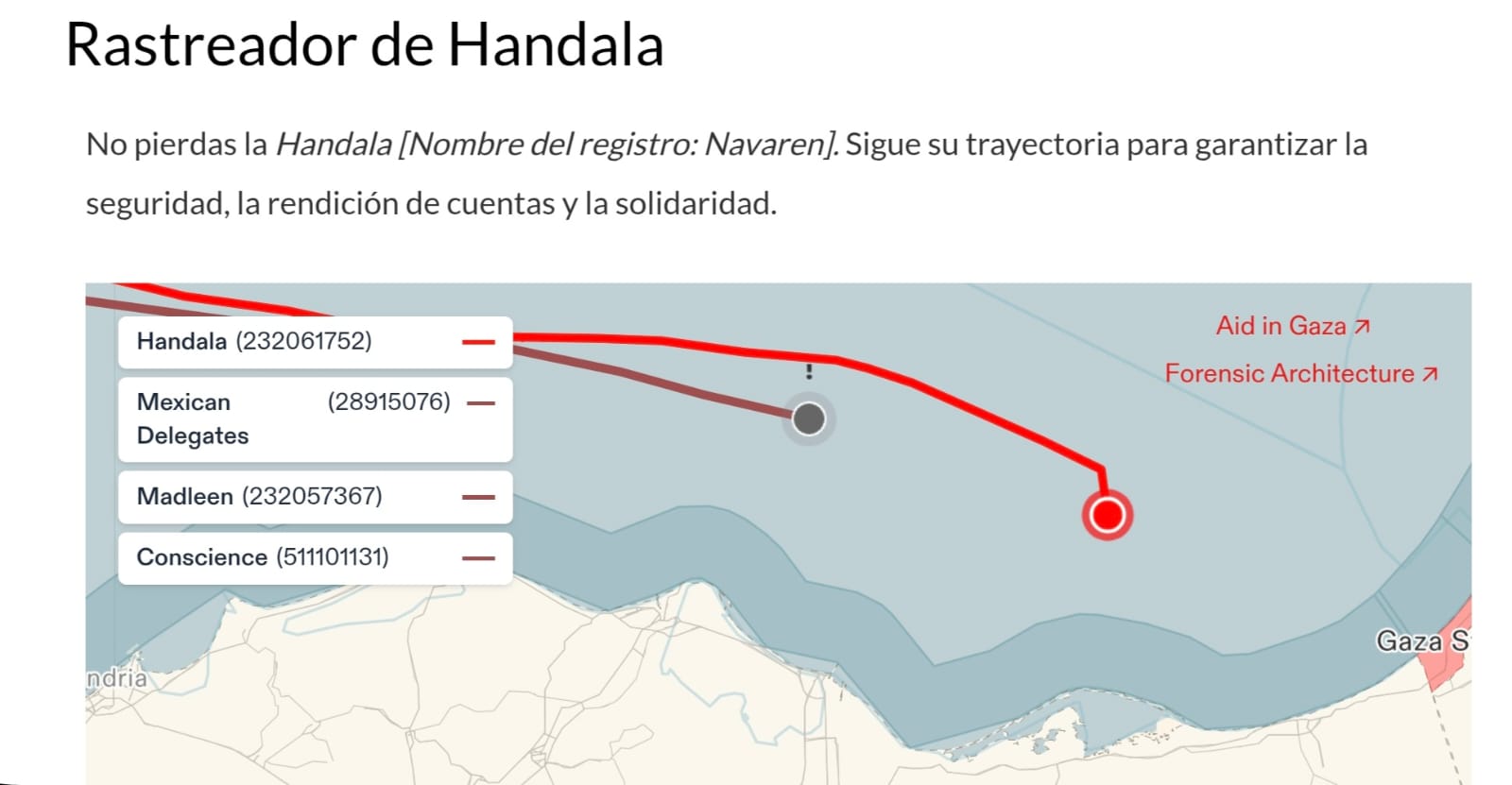 Situación del barco cuando ha sido secuestrado Situación del barco cuando ha sido secuestrado
