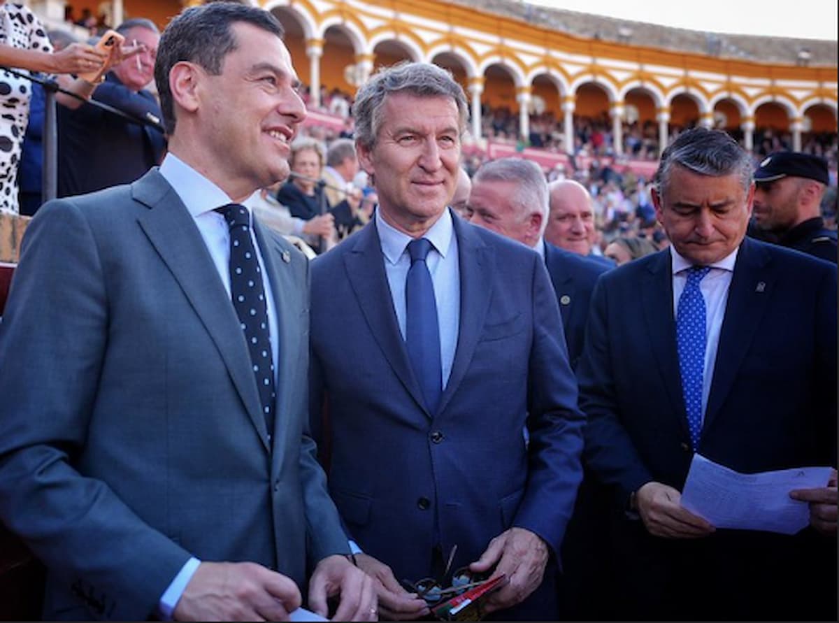 Moreno, Feijóo y Sanz ejemplaridad