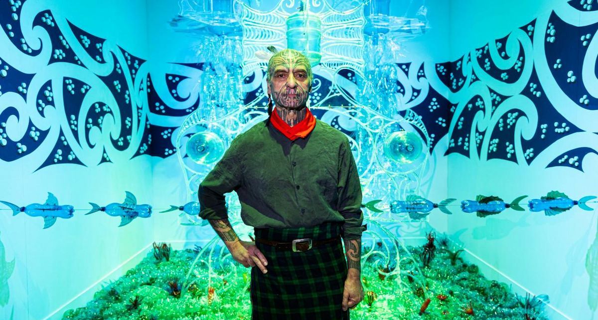 George Nuku, artista de origen maorí. | Foto: Fundación "la Caixa"