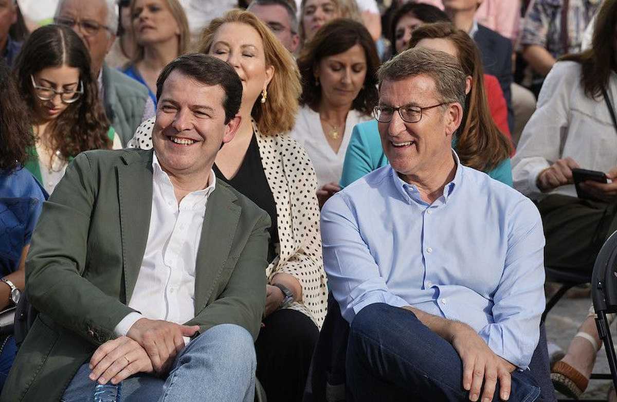 Feijóo y Mañueco en una imagen de archivo