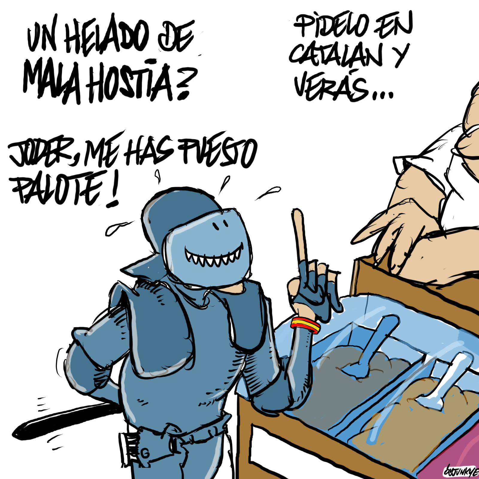 Menuda mala hostia