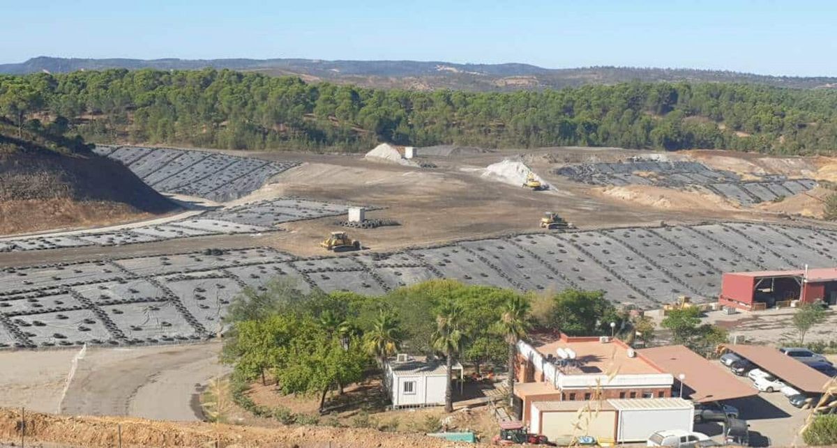 Vertedero de Nerva (Huelva). | Foto: Ecologistas en Acción