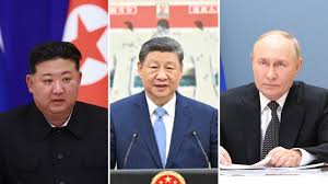 La trinidad del autoritarismo desfila en Tiananmen