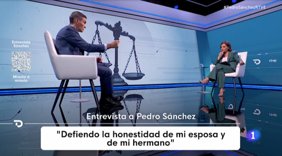 Entrevista Pedro Sánchez RTVE injerencia judicial